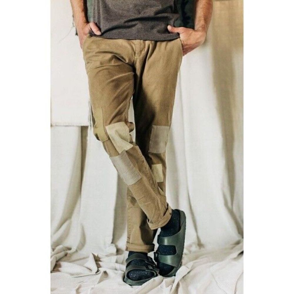 Taylor Stitch Atelier & Repairs Chinos In British Khaki Tan Patchwork Variety‎